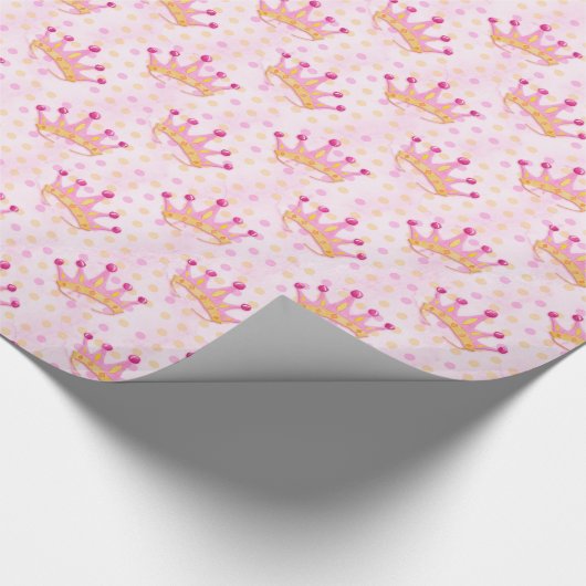 Princess Crown Cadeaupapier (Hoek)