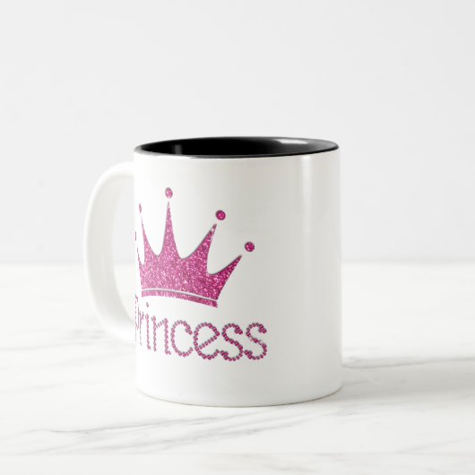 Princess Crown Coffee Mok (Voorkant links)