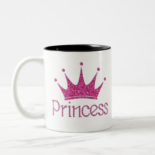 Princess Crown Coffee Mok (Links)