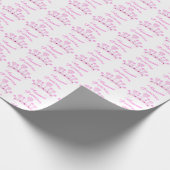 Princess Crown Custom Name Cadeaupapier (Hoek)