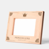 Princess Crown Daisy Corners Naam van dochter Gegraveerde Lijstjes (Links)