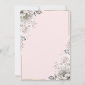 Princess Crown Floral 75e verjaardagsfeest Kaart (Achterkant)