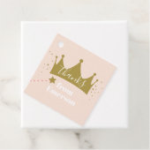 Princess Crown Girls Birthday Party Bedankjes Labels (In situ)