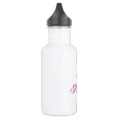 Princess crown in hot-roze waterfles (Links)