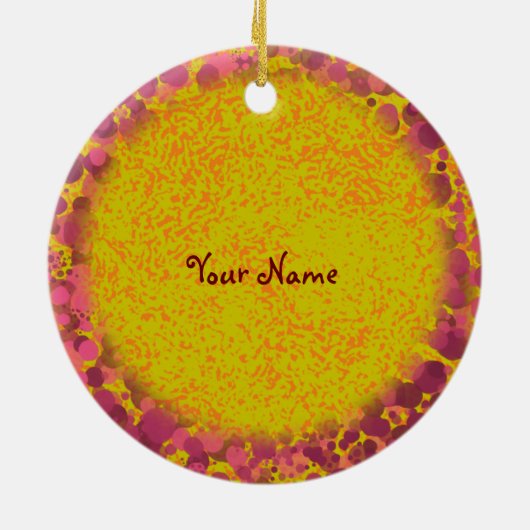 Princess Crown Keramisch Ornament (Achterkant)