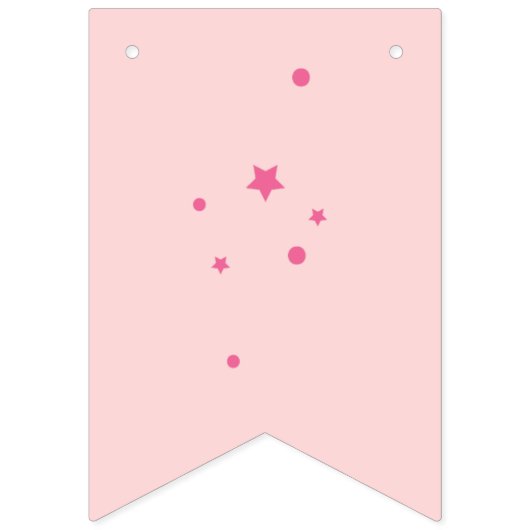 Princess crown kinder blije verjaardagsbanner vlaggetjes (Eerste vlag)