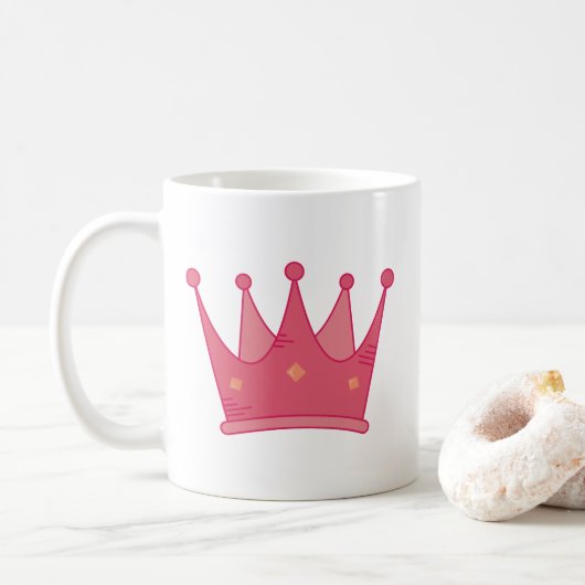Princess Crown Koffiemok (Met donut)