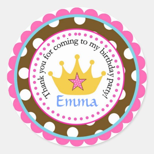 Princess Crown Labels (Voorkant)