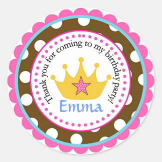 Princess Crown Labels