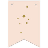 Princess Crown met Age Kinder Happy Birthday Party Vlaggetjes (Eerste vlag)