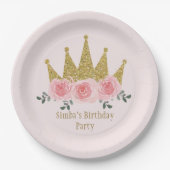 Princess Crown Paper Bord (Voorkant)