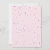 Princess Crown Pastel Roze Sprookje 5e verjaardag Kaart (Achterkant)