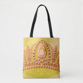 Princess  Crown Peridot & Roos Tote Bag