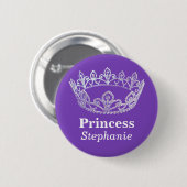 Princess Crown Pin Button (Voorkant /achterkant)