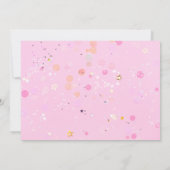 Princess Crown Pink Foto Birthday Uitnodiging (Achterkant)