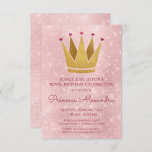 Princess Crown Pink - Roos Gold Verjaardag
