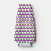 Princess Crown Rainbow Emoji Poop Flesjeskoeler (Voorkant)