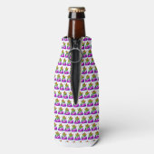 Princess Crown Rainbow Emoji Poop Flesjeskoeler (Fles Achterkant)