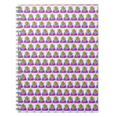 Princess Crown Rainbow Emoji Poop Notitieboek (Voorkant)