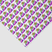 Princess Crown Rainbow Emoji Poop Tissuepapier (Detail)