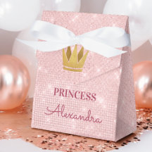 Princess Crown Roos Goud Blush Roze Sparkle