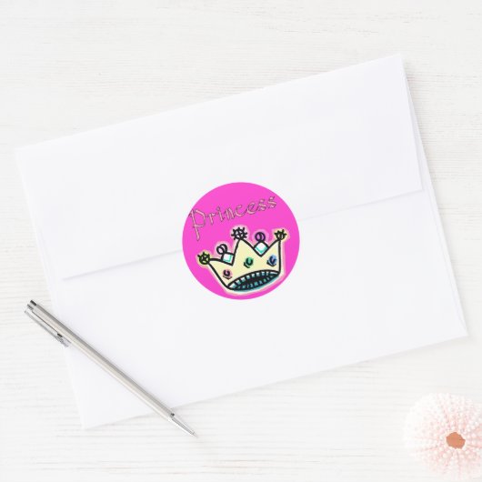Princess Crown Stickers (Envelop)