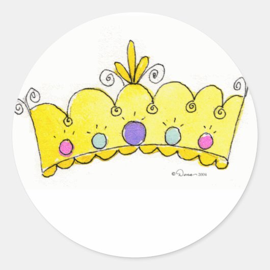 Princess Crown Stickers (Voorkant)