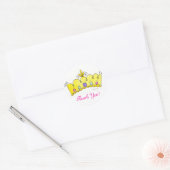 Princess Crown Stickers - Dank u (Envelop)