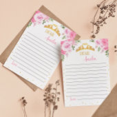 Princess Crown Time Capsule Notitie Bericht Kaart