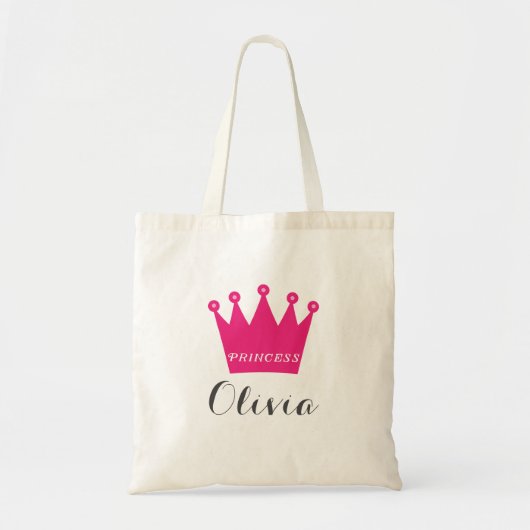 Princess Crown Tote Bag (Voorkant)