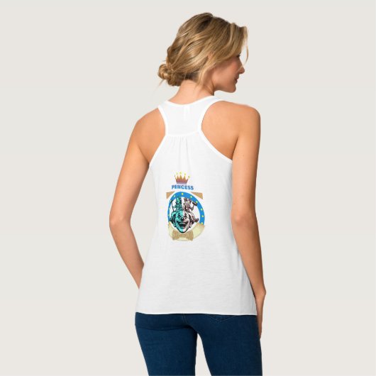 Princess Crowns Tanktop (Volledige Achterkant)