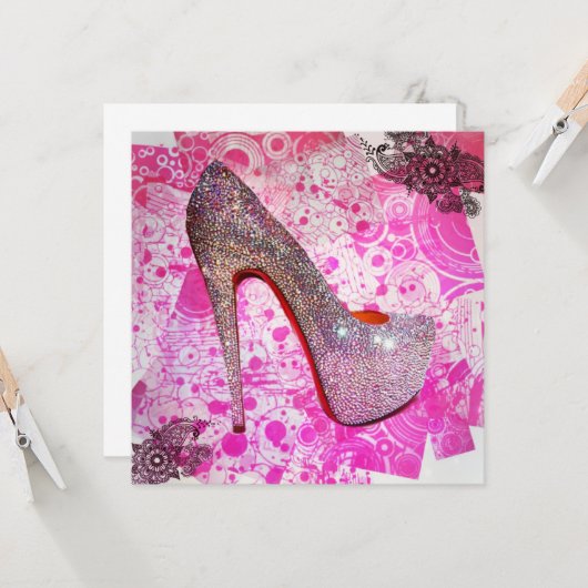 Princess Crystal Hielgroet Kaart (Voorkant / Achterkant in situ)