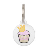 Princess Cupcake Huisdierpenning (Voorkant)