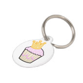Princess Cupcake Huisdierpenning (Zijkant)