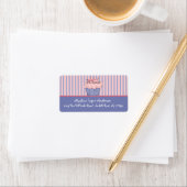 Princess Cupcake Return Address Labels. Etiket (Insitu)