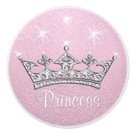 Princess Custom Pink Knobs voor meubelen, kasten Keramische Knop