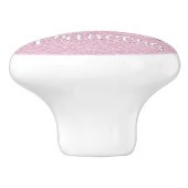 Princess Custom Pink Knobs voor meubelen, kasten Keramische Knop (Zijkant)