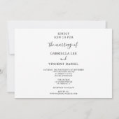 Princess Cut Diamond Verloving Ring Wedding Kaart (Achterkant)