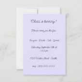 Princess Dachshund Party Kaart (Achterkant)