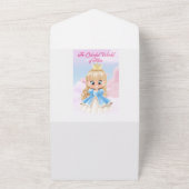 Princess dagboek all in one uitnodiging (Buitenkant)