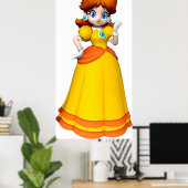 Princess Daisy Poster (Thuiskantoor)