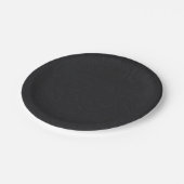 Princess Damask Black Elegant Storybook Wedding Papieren Bordje (Gekanteld)