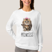 PRINCESS Dames CAT KITTEN T-Shirts (Voorkant)