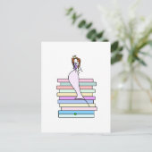 Princess & de Pea Briefkaart (Staand voorkant)