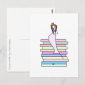 Princess & de Pea Briefkaart (Voorkant / Achterkant)
