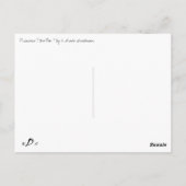 Princess & de Pea Briefkaart (Achterkant)