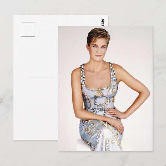 Princess Diana 1991 Briefkaart (Voorkant / Achterkant)