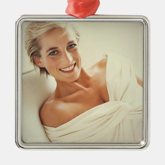 Princess Diana 1997 Metalen Ornament (Voorkant)