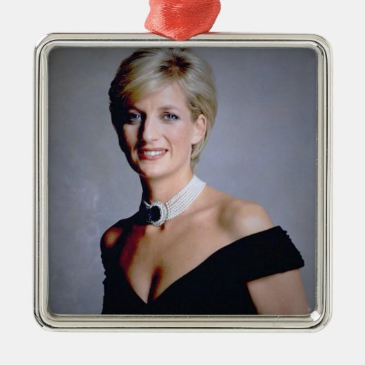Princess Diana 1997 Metalen Ornament (Voorkant)