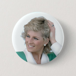 Princess Diana Australia 1988 Ronde Button 5,7 Cm